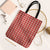 Red Japanese Palaka Pride Tote Bag - Polynesian Pride