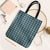 Dark Teal Japanese Palaka Pride Tote Bag - Polynesian Pride