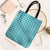 Turquoise Japanese Palaka Pride Tote Bag - Polynesian Pride