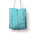 Turquoise Japanese Palaka Pride Tote Bag - Polynesian Pride