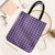Purple Japanese Palaka Pride Tote Bag - Polynesian Pride