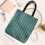 Teal Japanese Palaka Pride Tote Bag - Polynesian Pride