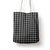 Black Japanese Palaka Pride Tote Bag - Polynesian Pride