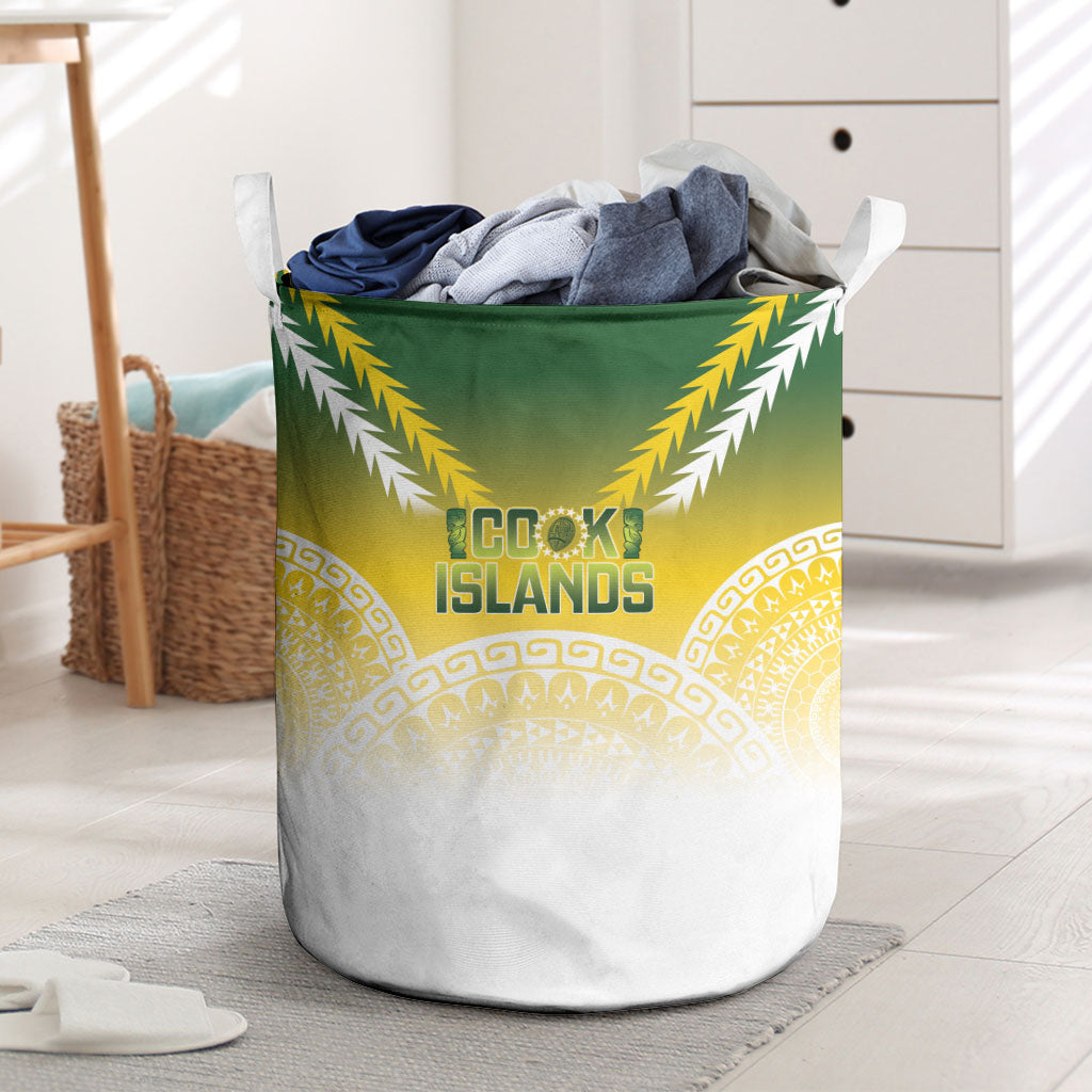 Cook Islands Rugby Laundry Basket Come On Kukis LT14 Multicolor - Polynesian Pride