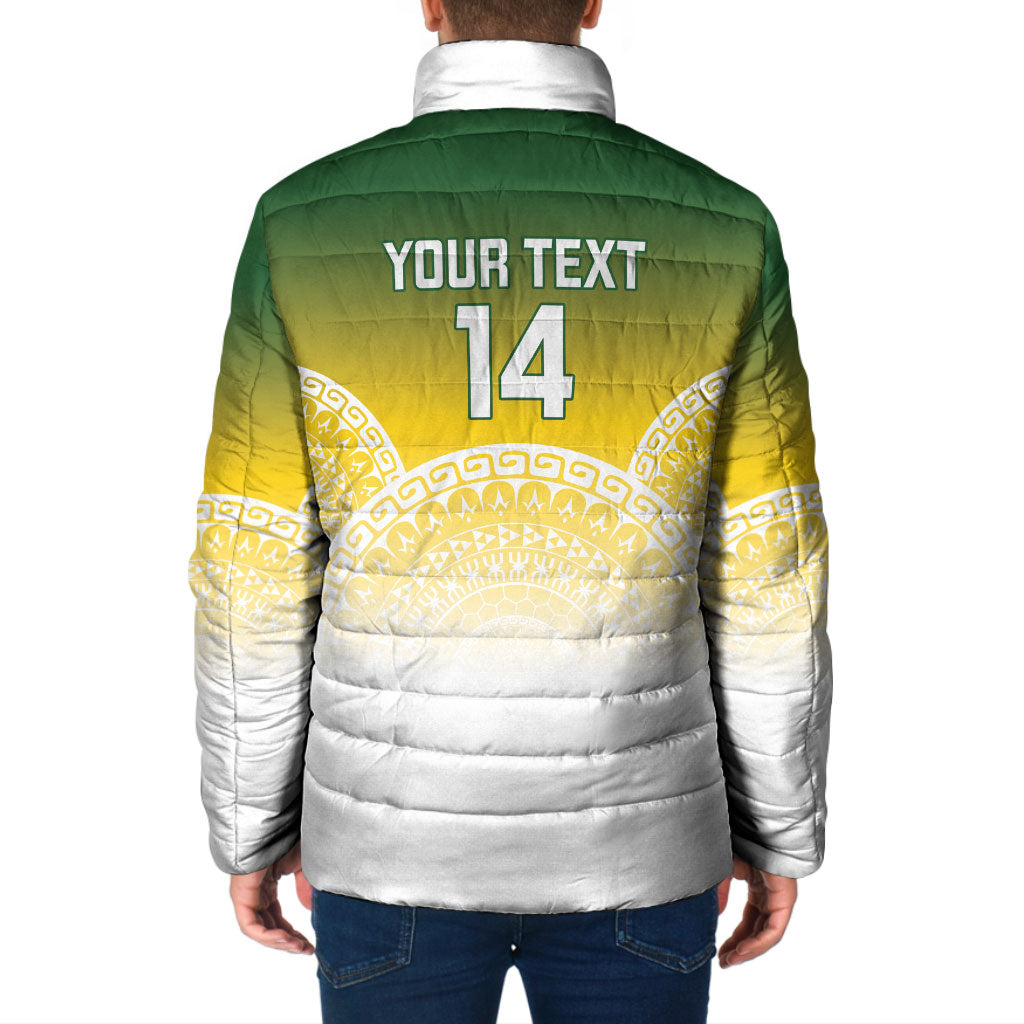 Cook Islands Rugby Custom Padded Jacket Come On Kukis LT14 - Polynesian Pride