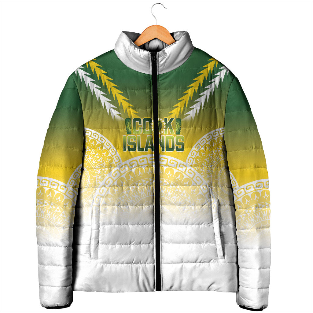 Cook Islands Rugby Custom Padded Jacket Come On Kukis LT14 - Polynesian Pride