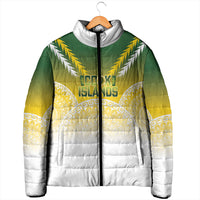 Cook Islands Rugby Custom Padded Jacket Come On Kukis LT14 - Polynesian Pride