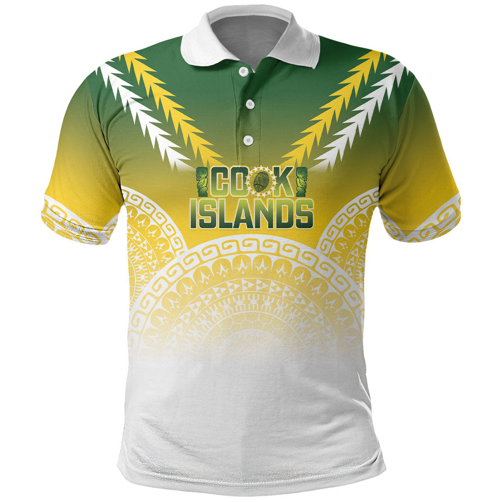 Cook Islands Rugby Custom Polo Shirt Come On Kukis LT14 Multicolor - Polynesian Pride