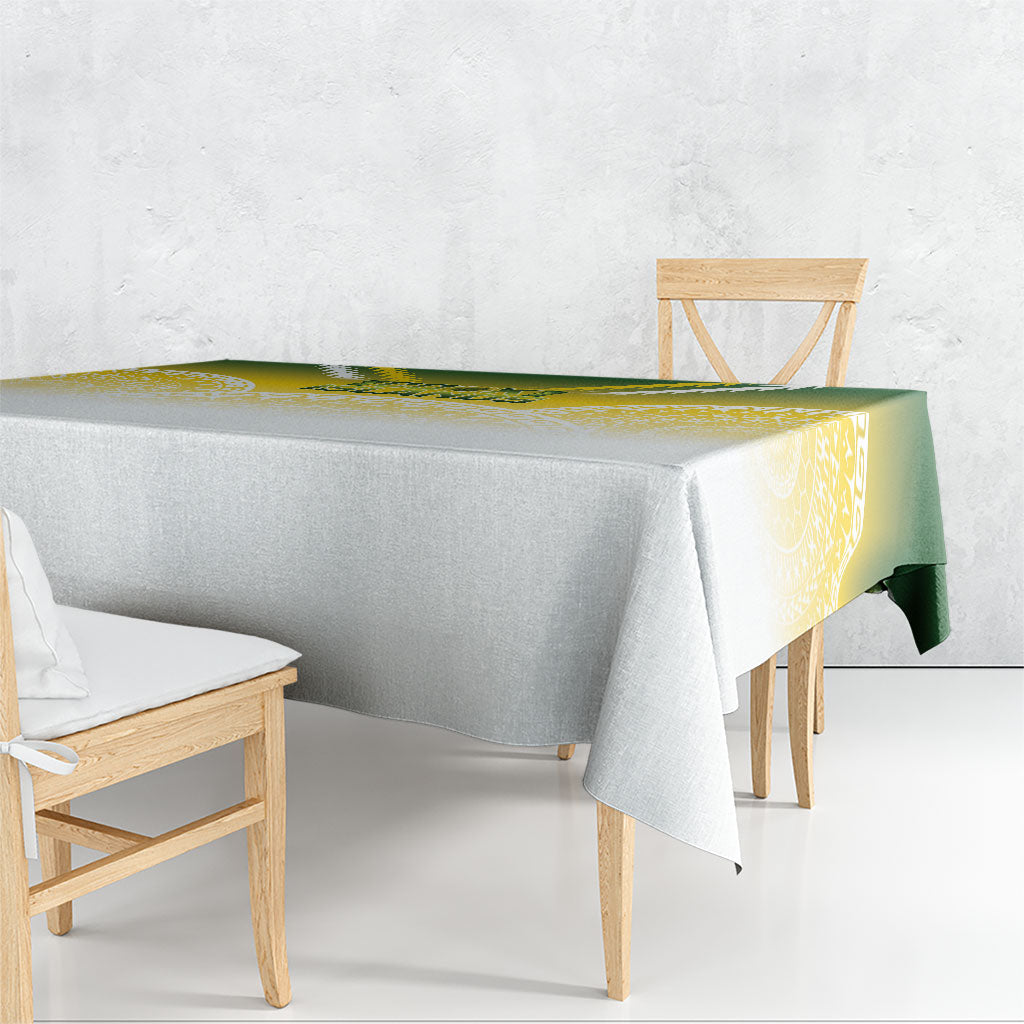 Cook Islands Rugby Tablecloth Come On Kukis LT14 - Polynesian Pride
