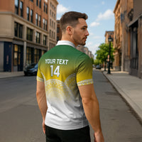 Cook Islands Rugby Custom Zipper Polo Shirt Come On Kukis LT14 - Polynesian Pride