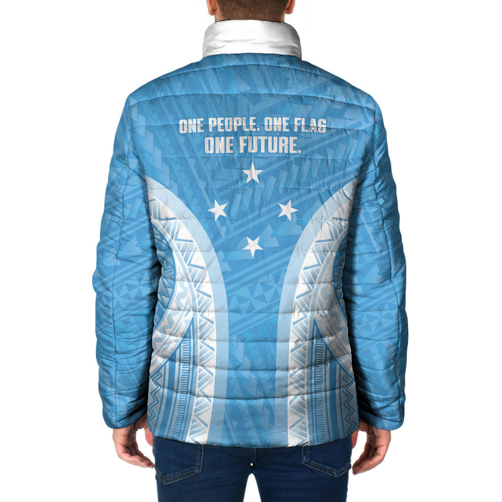 Federated States of Micronesia Independence Day Padded Jacket FSM 40th Anniversary Proud LT14 - Polynesian Pride