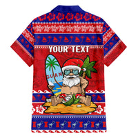 Custom Guam Christmas Family Matching Summer Maxi Dress and Hawaiian Shirt Guaman Santas Felis Pasgua LT14 - Polynesian Pride
