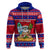 Custom Guam Christmas Hoodie Guaman Santas Felis Pasgua LT14 Pullover Hoodie Blue - Polynesian Pride