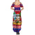 Custom Guam Christmas Summer Maxi Dress Guaman Santas Felis Pasgua LT14 - Polynesian Pride