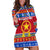 Custom Philippines Christmas Hoodie Dress Filipino Parol Maligayang Pasko LT14 Blue - Polynesian Pride