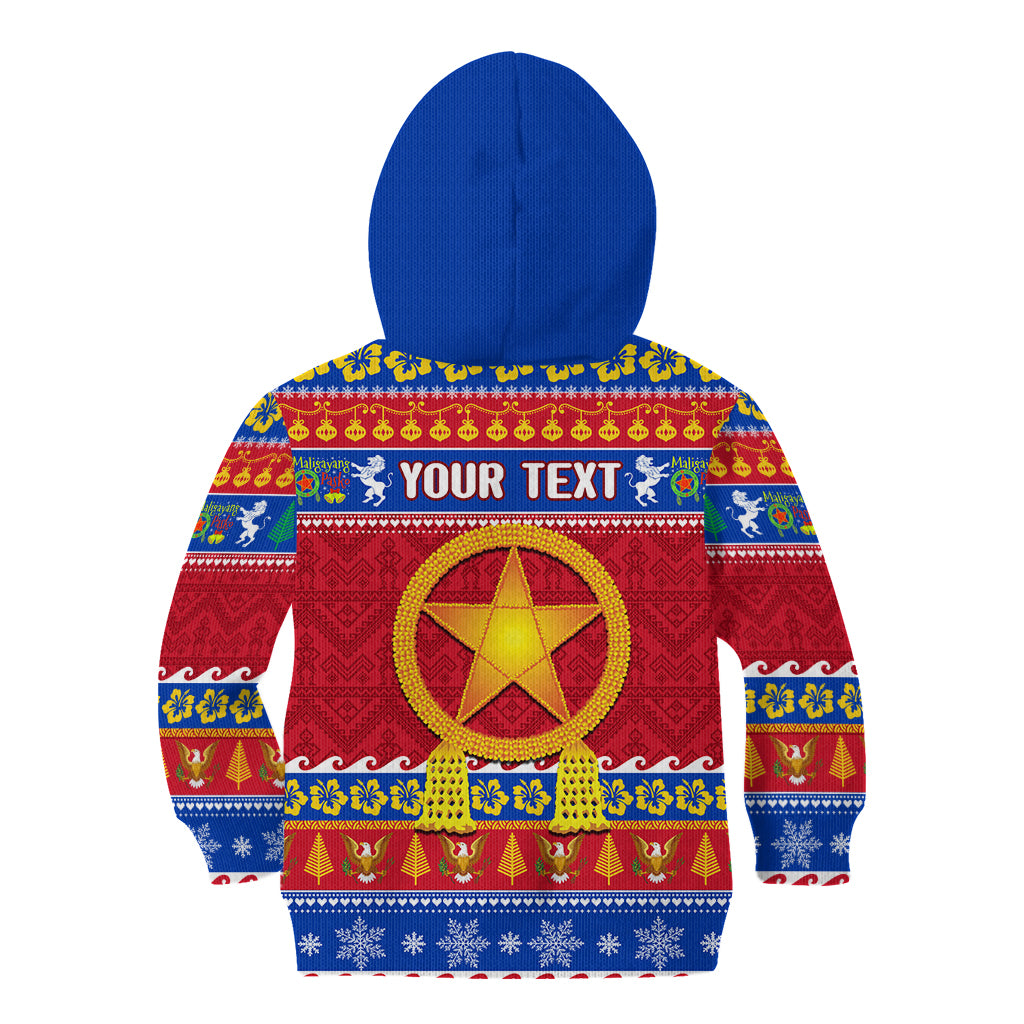 Custom Philippines Christmas Kid Hoodie Filipino Parol Maligayang Pasko LT14 - Polynesian Pride