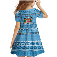 Custom Fiji Christmas Family Matching Mermaid Dress and Hawaiian Shirt Fijian Tapa Marau na Kerisimasi LT14 - Polynesian Pride