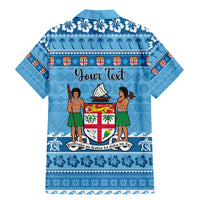 Custom Fiji Christmas Family Matching Mermaid Dress and Hawaiian Shirt Fijian Tapa Marau na Kerisimasi LT14 - Polynesian Pride