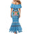 Custom Fiji Christmas Family Matching Mermaid Dress and Hawaiian Shirt Fijian Tapa Marau na Kerisimasi LT14 - Polynesian Pride