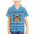 Custom Fiji Christmas Family Matching Mermaid Dress and Hawaiian Shirt Fijian Tapa Marau na Kerisimasi LT14 Son's Shirt Blue - Polynesian Pride
