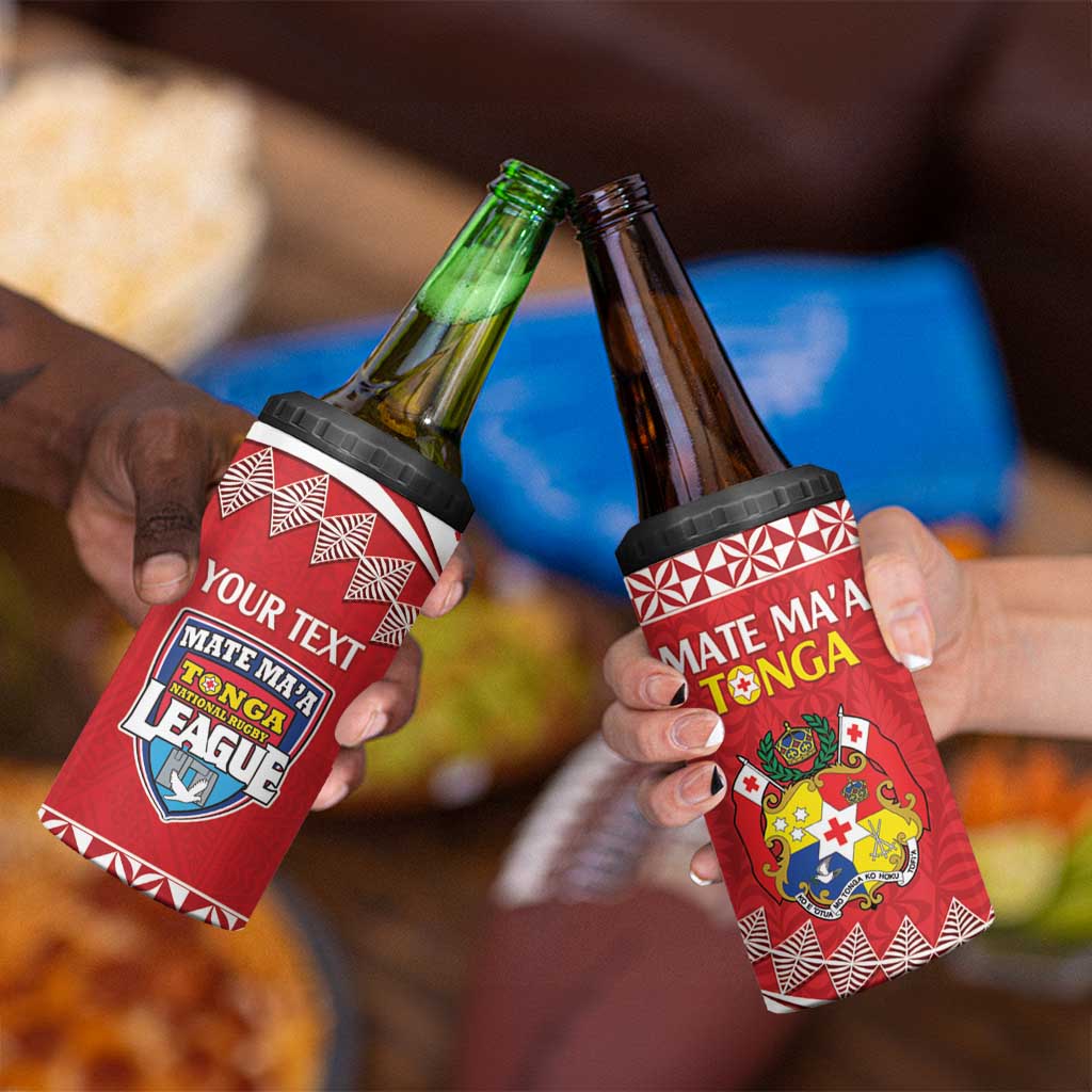 Custom Mate Maa Tonga 4 in 1 Can Cooler Tumbler 2024 Go Champions