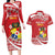 Custom Mate Maa Tonga Couples Matching Long Sleeve Bodycon Dress and Hawaiian Shirt 2024 Go Champions