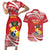 Custom Mate Maa Tonga Couples Matching Short Sleeve Bodycon Dress and Hawaiian Shirt 2024 Go Champions