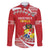Custom Mate Maa Tonga Family Matching Long Sleeve Bodycon Dress and Hawaiian Shirt 2024 Go Champions