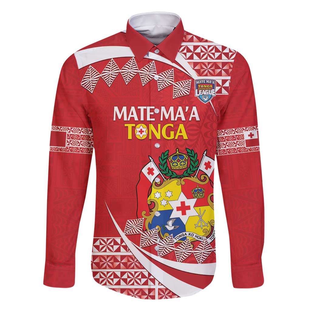 Custom Mate Maa Tonga Family Matching Mermaid Dress and Hawaiian Shirt 2024 Go Champions