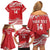 Custom Mate Maa Tonga Family Matching Off Shoulder Short Dress and Hawaiian Shirt 2024 Go Champions