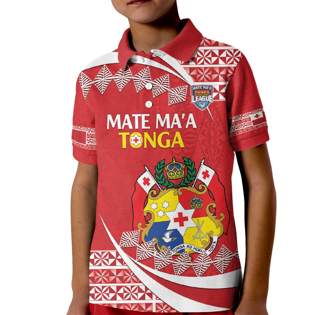 Custom Mate Maa Tonga Kid Polo Shirt 2024 Go Champions