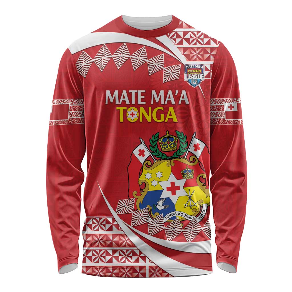 Custom Mate Maa Tonga Long Sleeve Shirt 2024 Go Champions