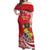 Custom Mate Maa Tonga Off Shoulder Maxi Dress 2024 Go Champions