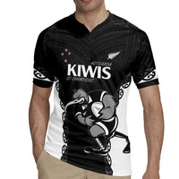 Aotearoa Rugby Custom Rugby Jersey Maori Kiwi - Mascot Style