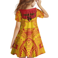 Papua New Guinea Rugby Custom Family Matching Mermaid Dress and Hawaiian Shirt Go Kumuls PNG - Polynesian Pattern LT14 - Polynesian Pride