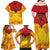 Papua New Guinea Rugby Custom Family Matching Off Shoulder Maxi Dress and Hawaiian Shirt Go Kumuls PNG - Polynesian Pattern