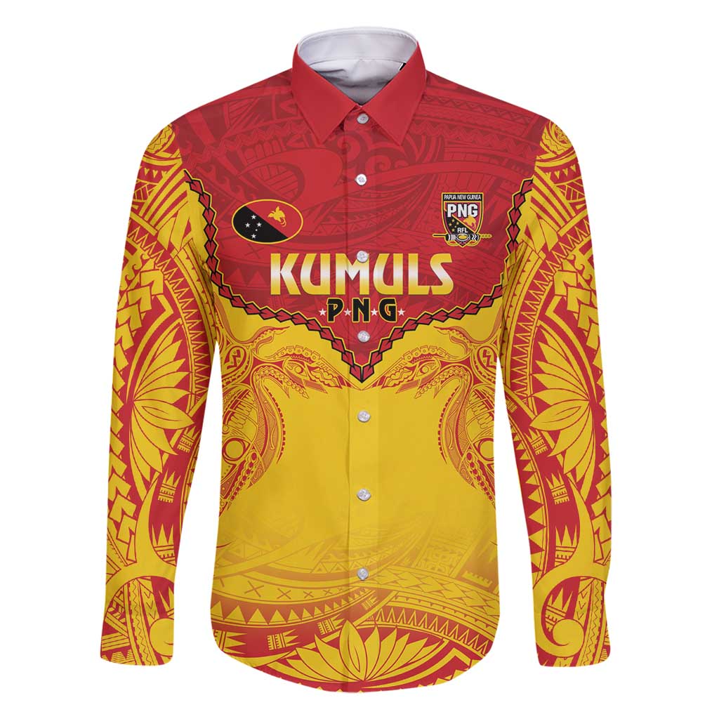 Papua New Guinea Rugby Custom Family Matching Off Shoulder Short Dress and Hawaiian Shirt Go Kumuls PNG - Polynesian Pattern