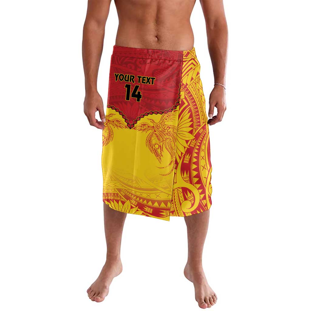 Papua New Guinea Rugby Custom Lavalava Go Kumuls PNG - Polynesian Pattern