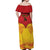 Papua New Guinea Rugby Custom Off Shoulder Maxi Dress Go Kumuls PNG - Polynesian Pattern