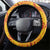 Papua New Guinea Rugby Steering Wheel Cover Go Kumuls PNG - Polynesian Pattern