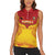 Papua New Guinea Rugby Custom Women Sleeveless Polo Shirt Go Kumuls PNG - Polynesian Pattern