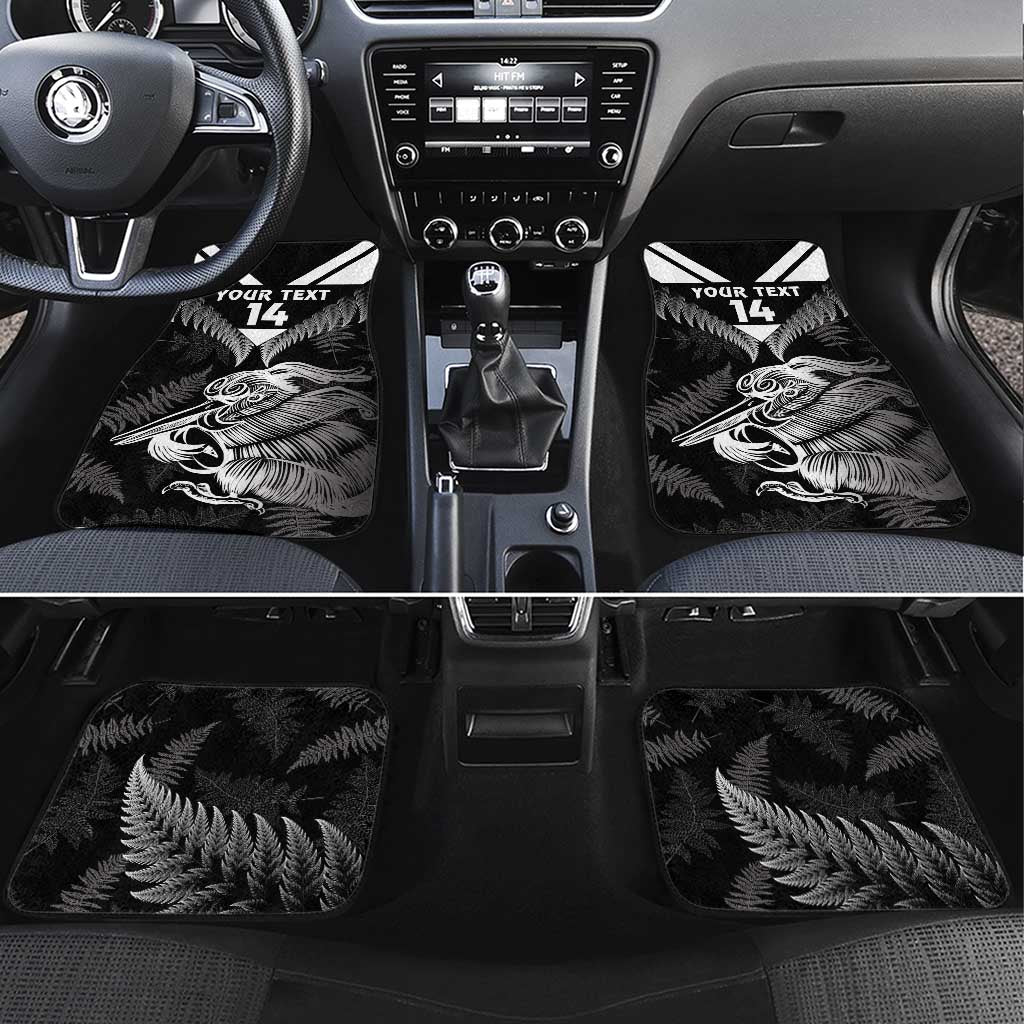 Aotearoa Silver Fern Rugby Custom Car Mats 2024 Go Kiwi