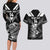 Aotearoa Silver Fern Rugby Custom Couples Matching Long Sleeve Bodycon Dress and Hawaiian Shirt 2024 Go Kiwi