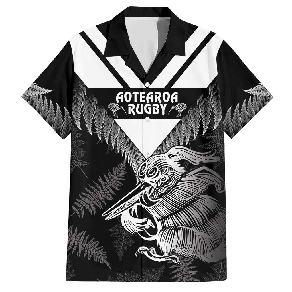 Aotearoa Silver Fern Rugby Custom Hawaiian Shirt 2024 Go Kiwi