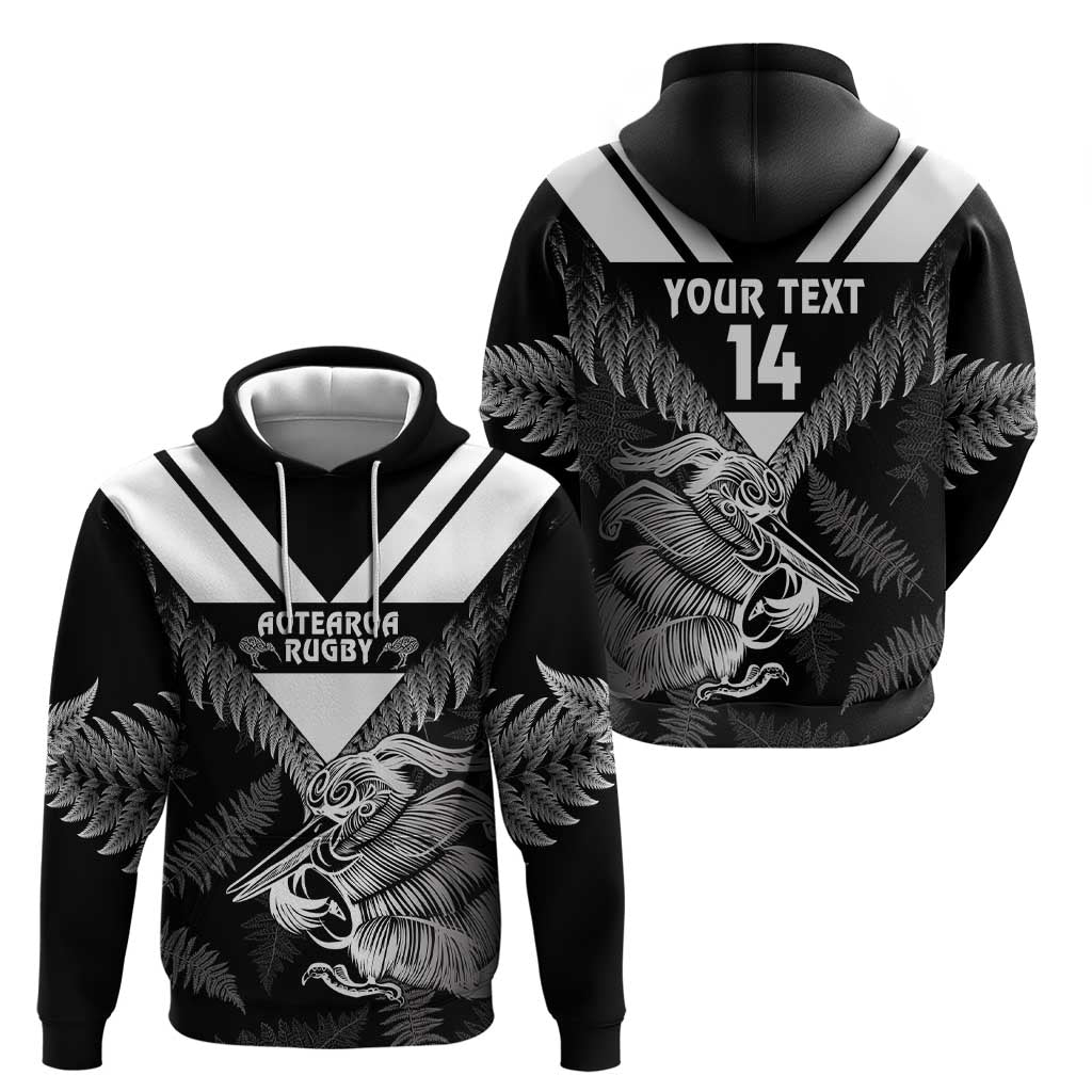 Aotearoa Silver Fern Rugby Custom Hoodie 2024 Go Kiwi