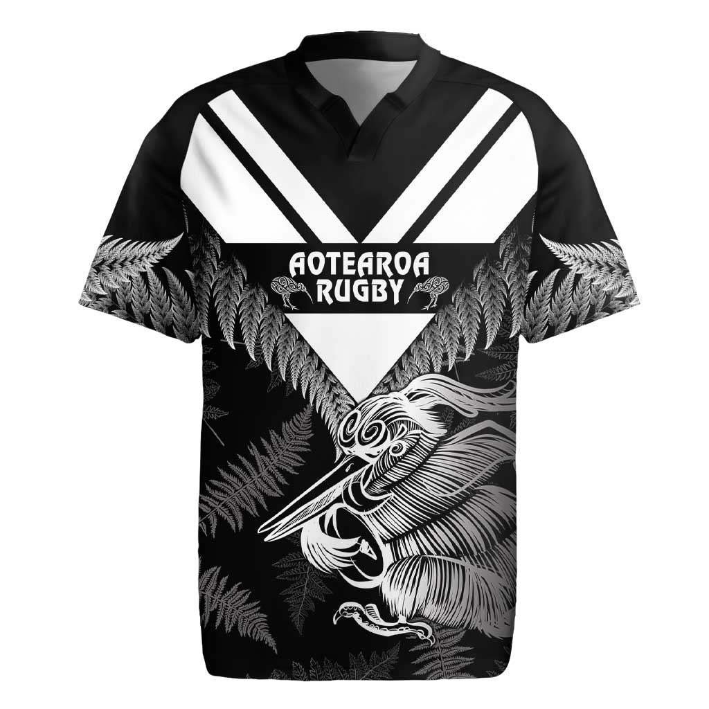 Aotearoa Silver Fern Rugby Custom Rugby Jersey 2024 Go Kiwi