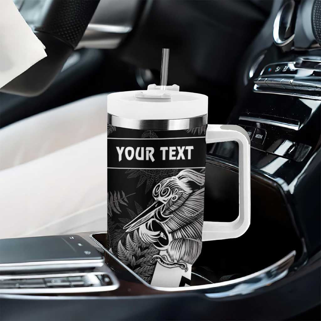 Custom Aotearoa Silver Fern Rugby Tumbler With Handle 2024 Go Kiwi