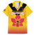 Orchids PNG Rugby Custom Family Matching Puletasi and Hawaiian Shirt Go Champions Papua New Guinea