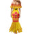 Orchids PNG Rugby Custom Mermaid Dress Go Champions Papua New Guinea