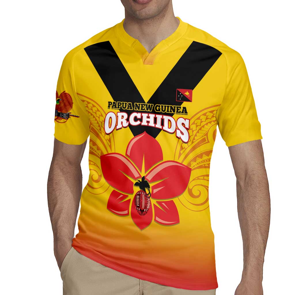 Orchids PNG Rugby Custom Rugby Jersey Go Champions Papua New Guinea
